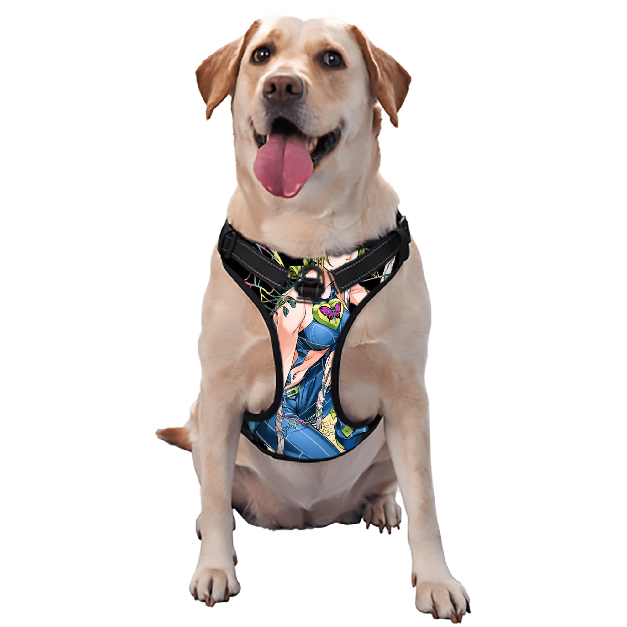 （画像用） "ジョジョの奇妙な冒険 くうじょう ジョリーン JoJo's Bizarre Adventure Jolyne Cujoh " ペット用ハーネス